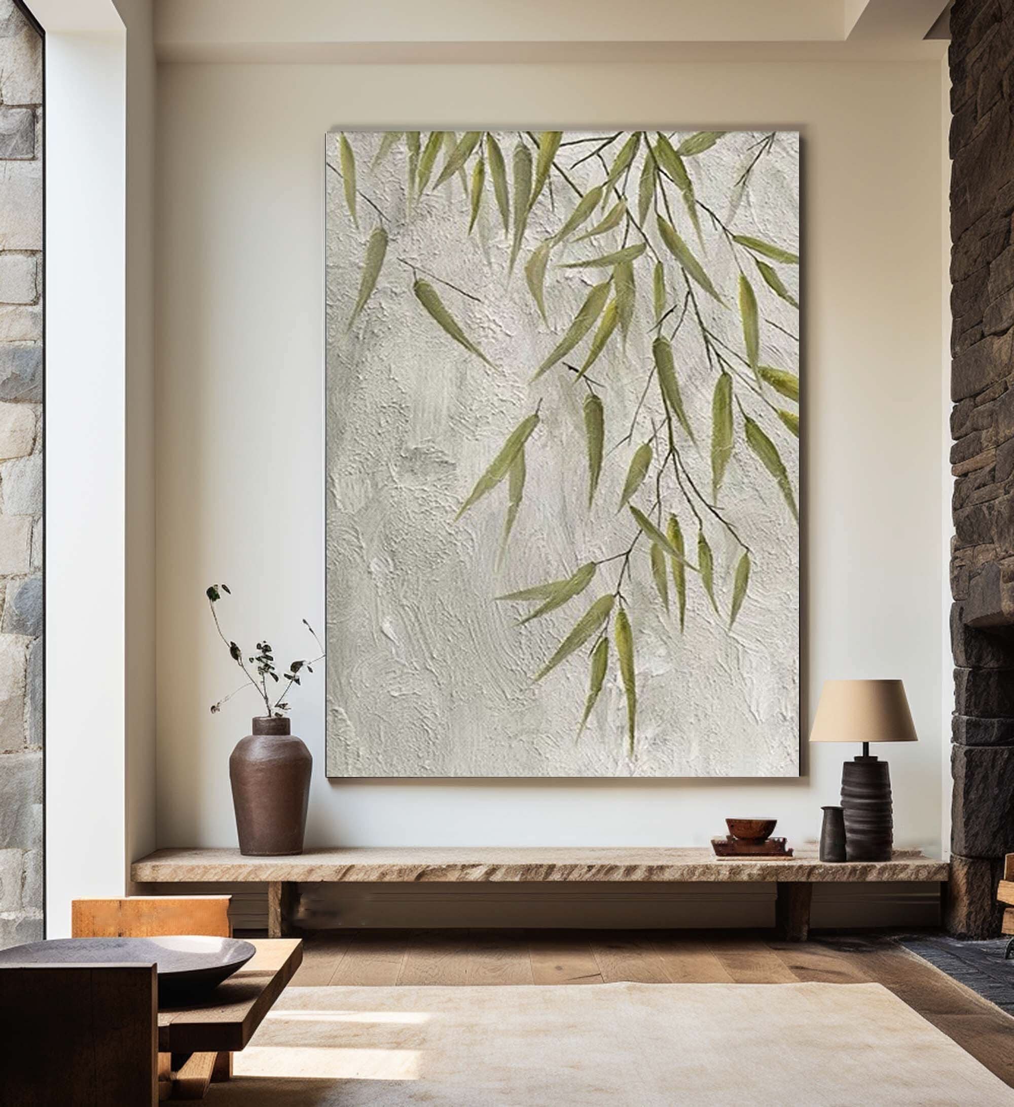 White Minimalist Abstract Painting #CXA 008