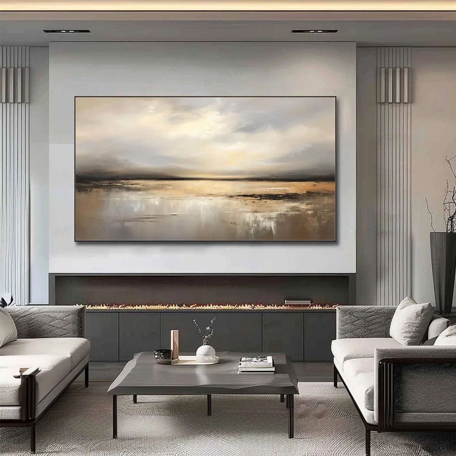 Sea & Sky Abstract Wall Art #MS142