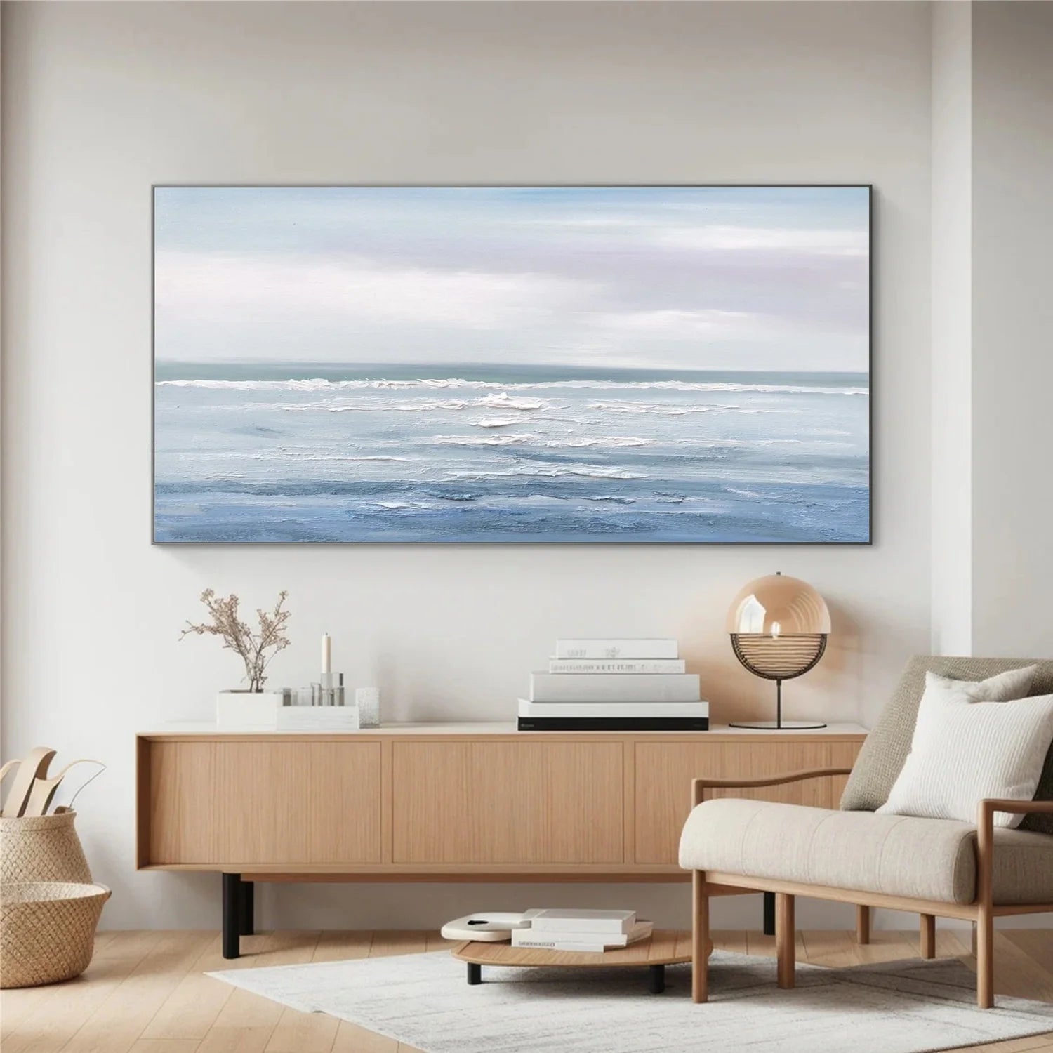 Sea & Sky Abstract Wall Art #MS130