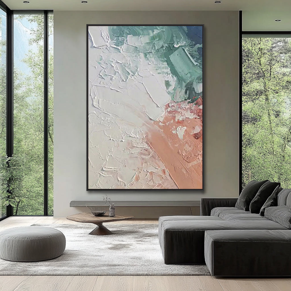 Colorful Tree & Plant Abstract Textured Wall Art #ML052