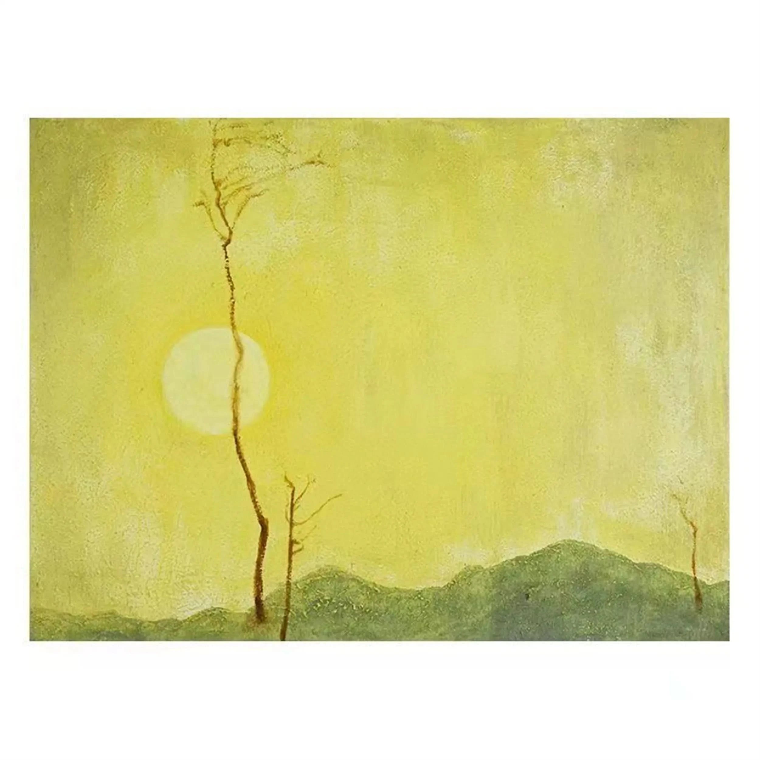 Colorful Flower & Tree Abstract Wall Art #ML009