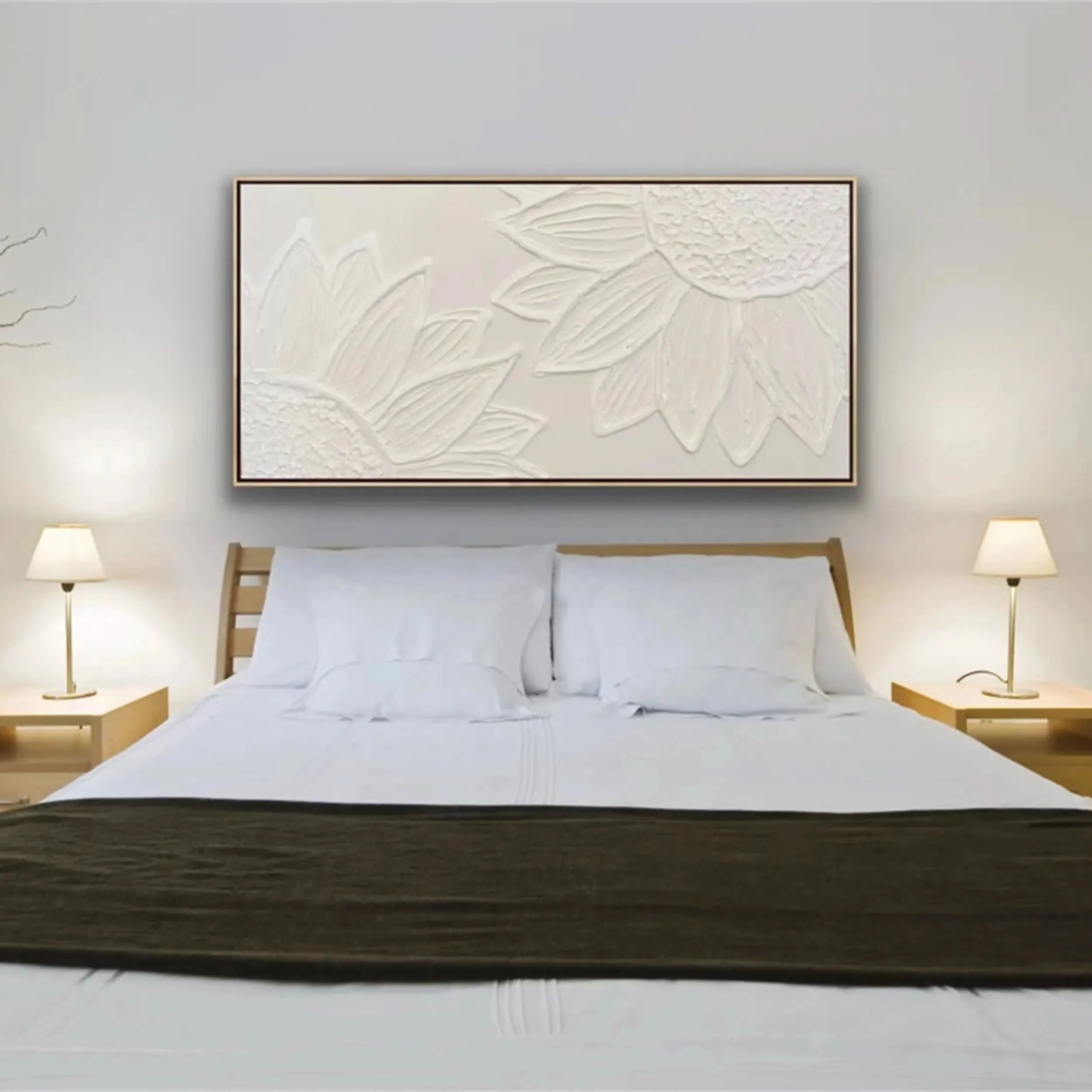 Flower & Tree Abstract Textured Wall Art #ML027