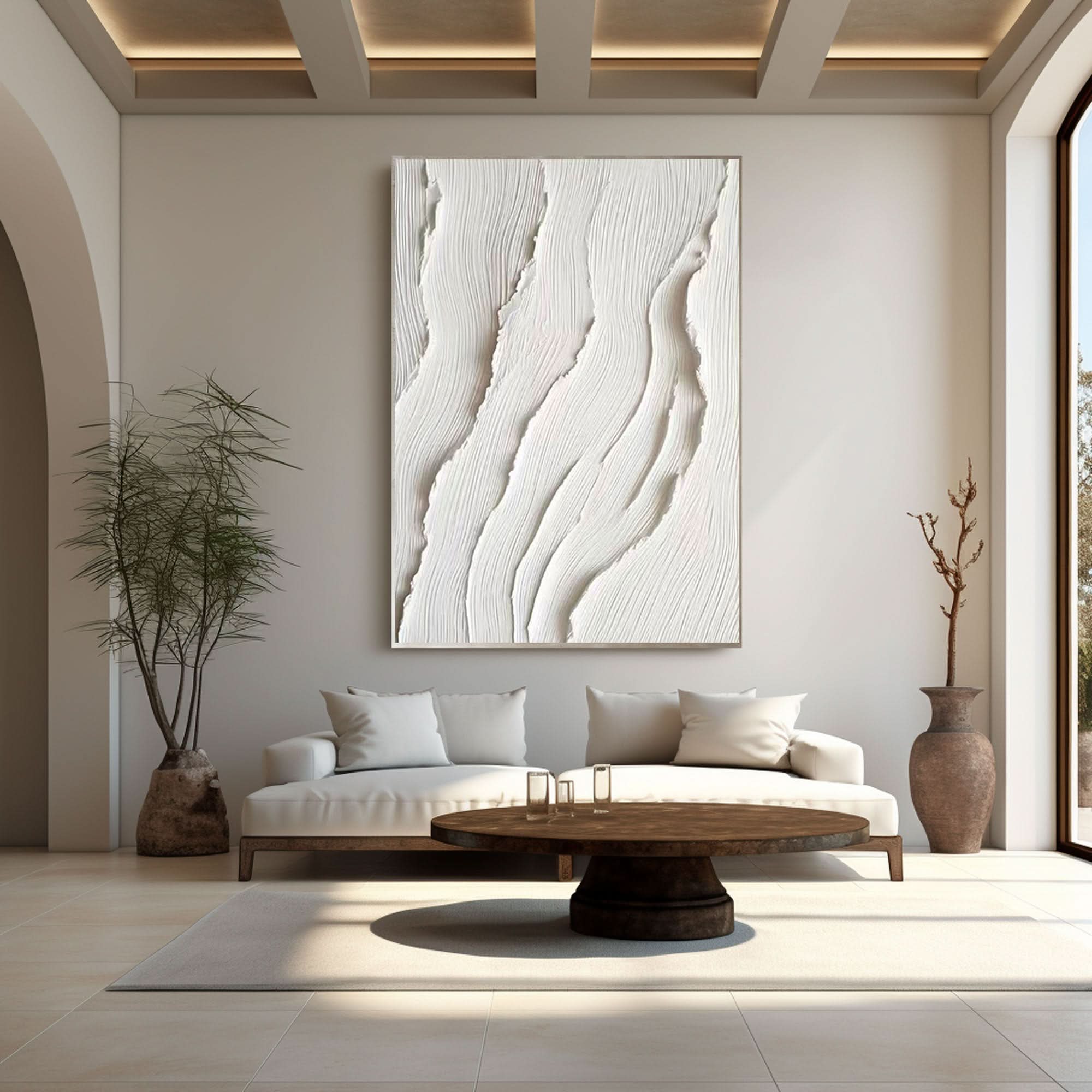 Plaster Painting "Eternal Flow"