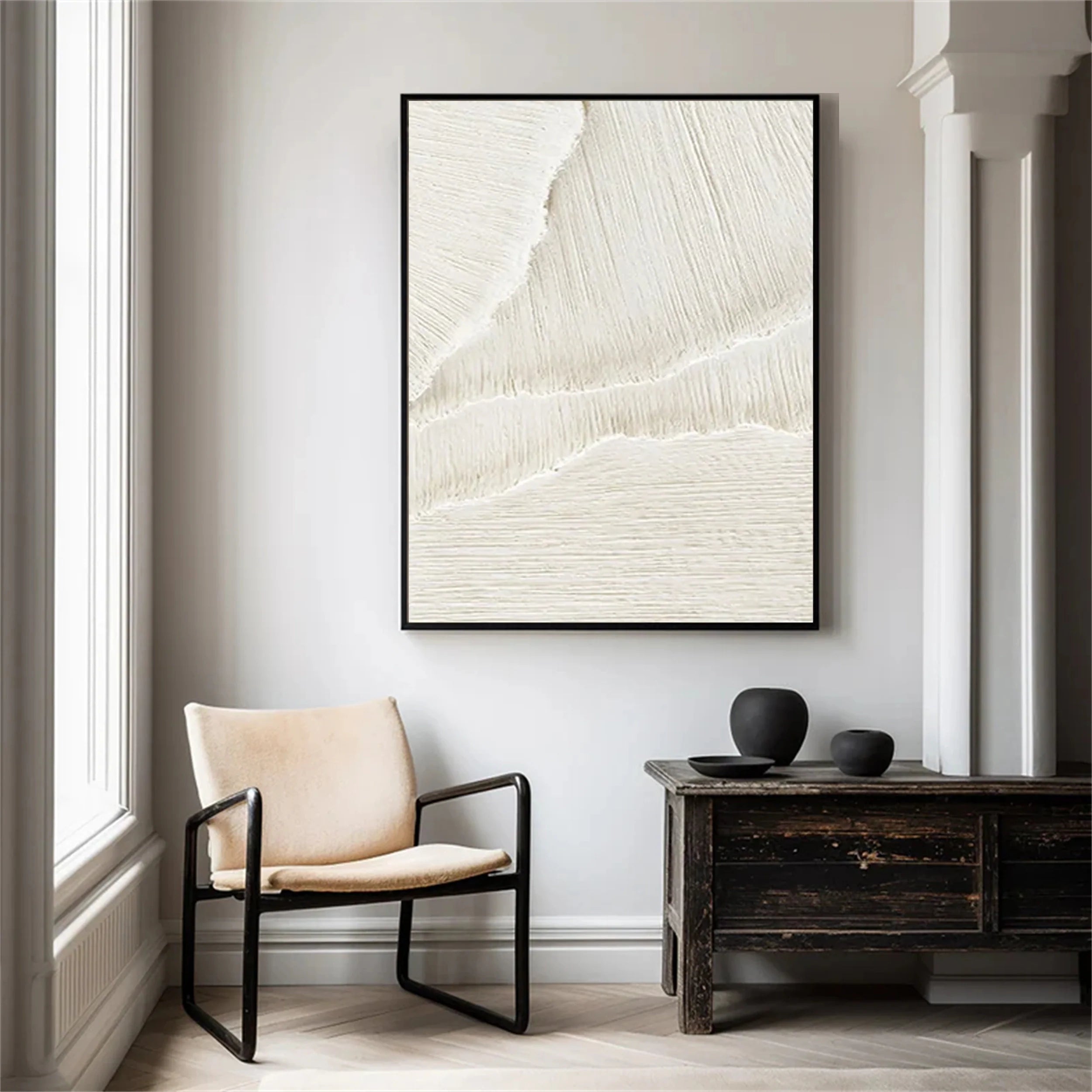 Plaster Art Minimalist Textured Painting #MM017
