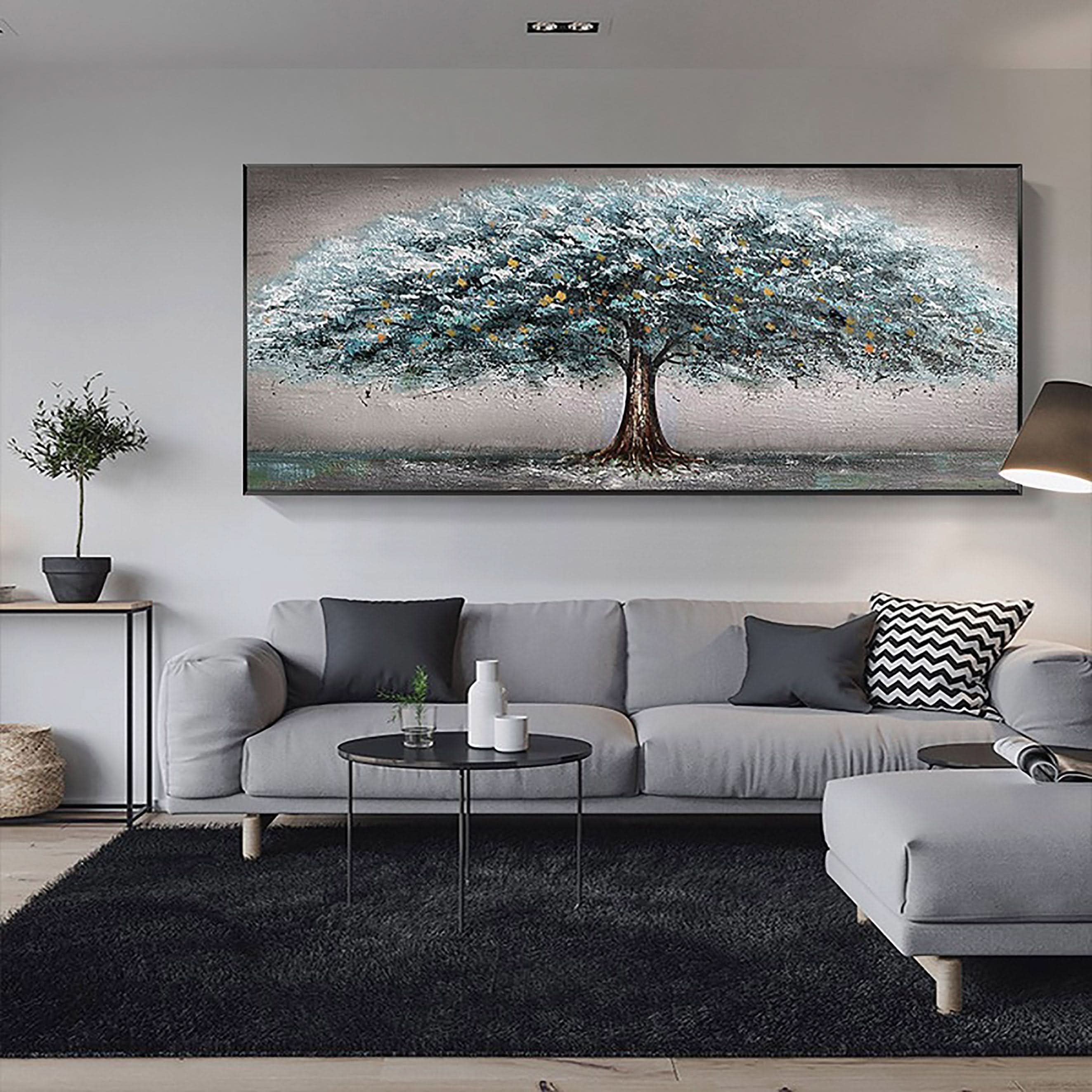 Vibrant Tree Landscape Wall Art #LL 0409
