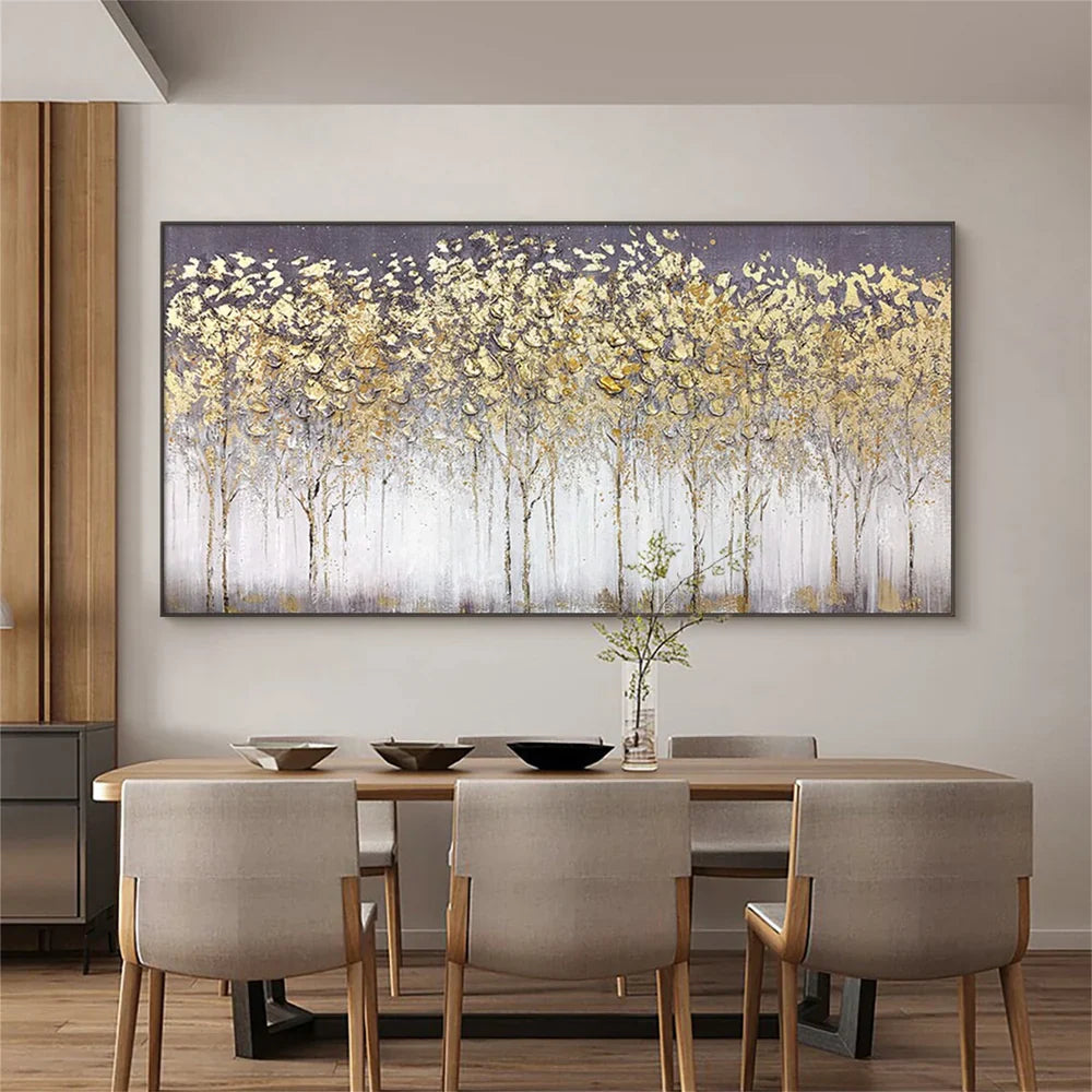 Colorful Flower & Tree Abstract Wall Art #ML041