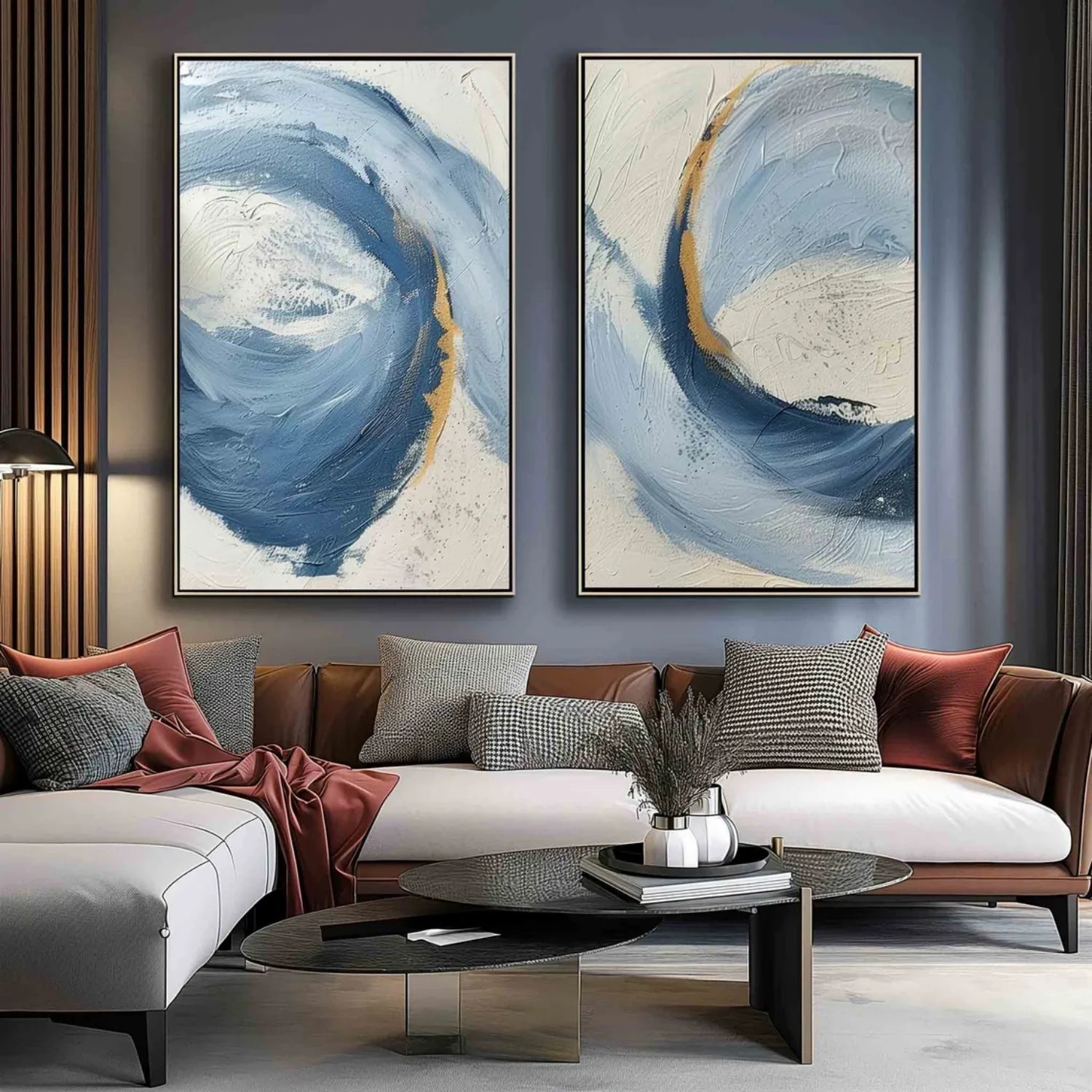 Abstract Painting Set of 2 #AB 414