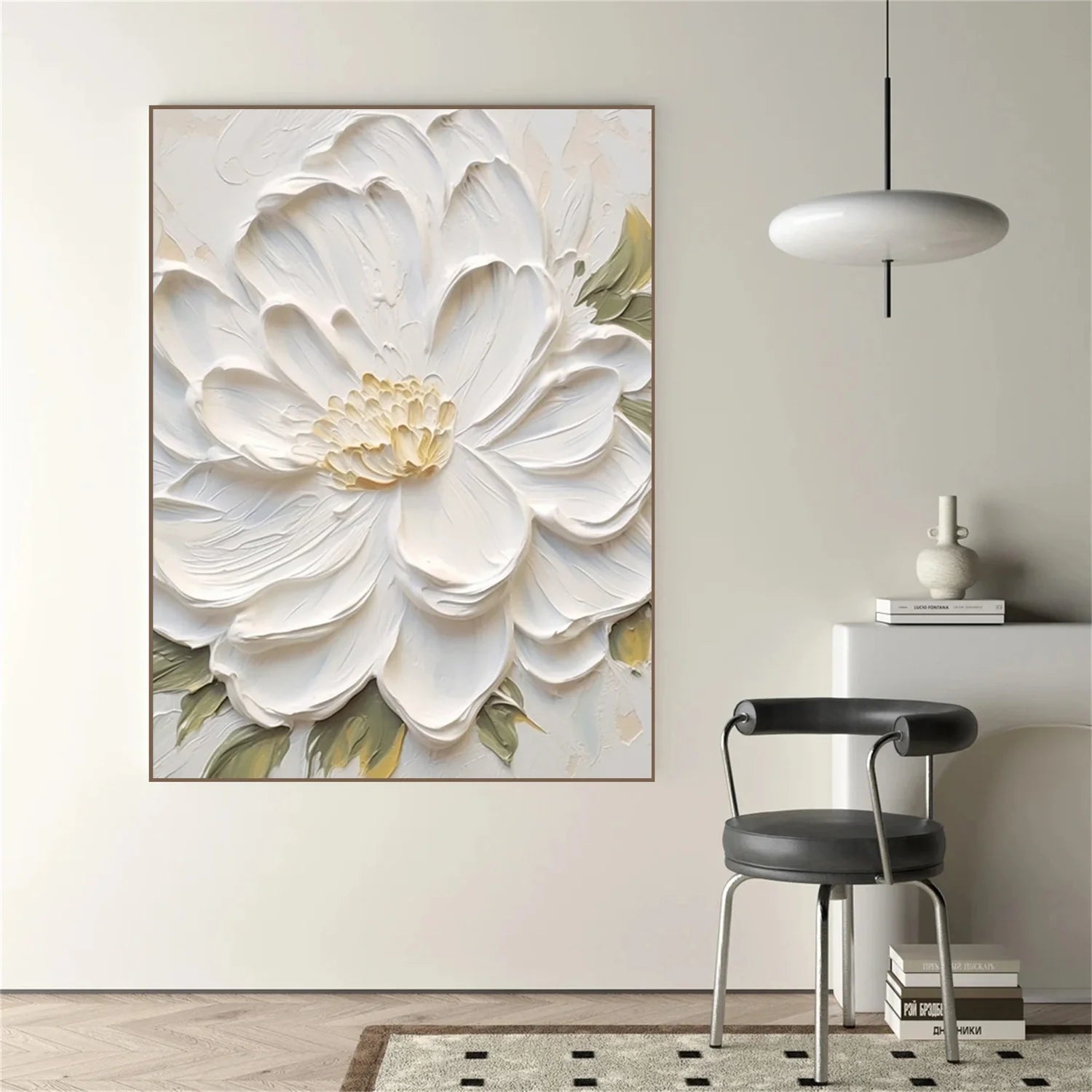 Flower & Tree Abstract Textured Wall Art #ML077