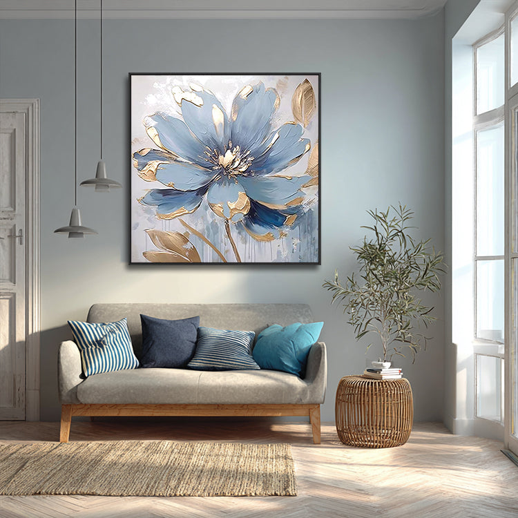 Flower Abstract Textured Wall Art #ML043