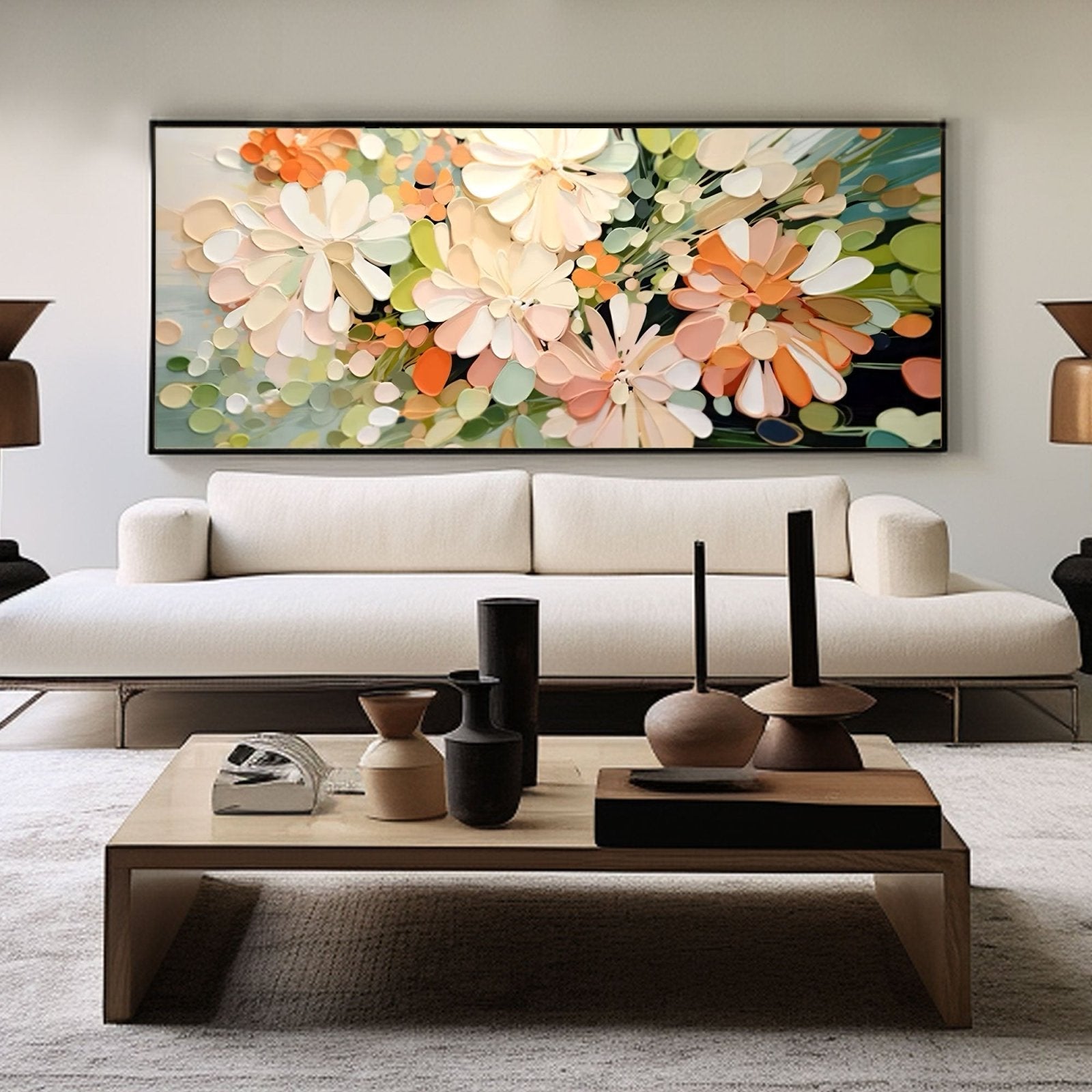 Abstract Painting "Blossoms of Reflection" - MasterGallery