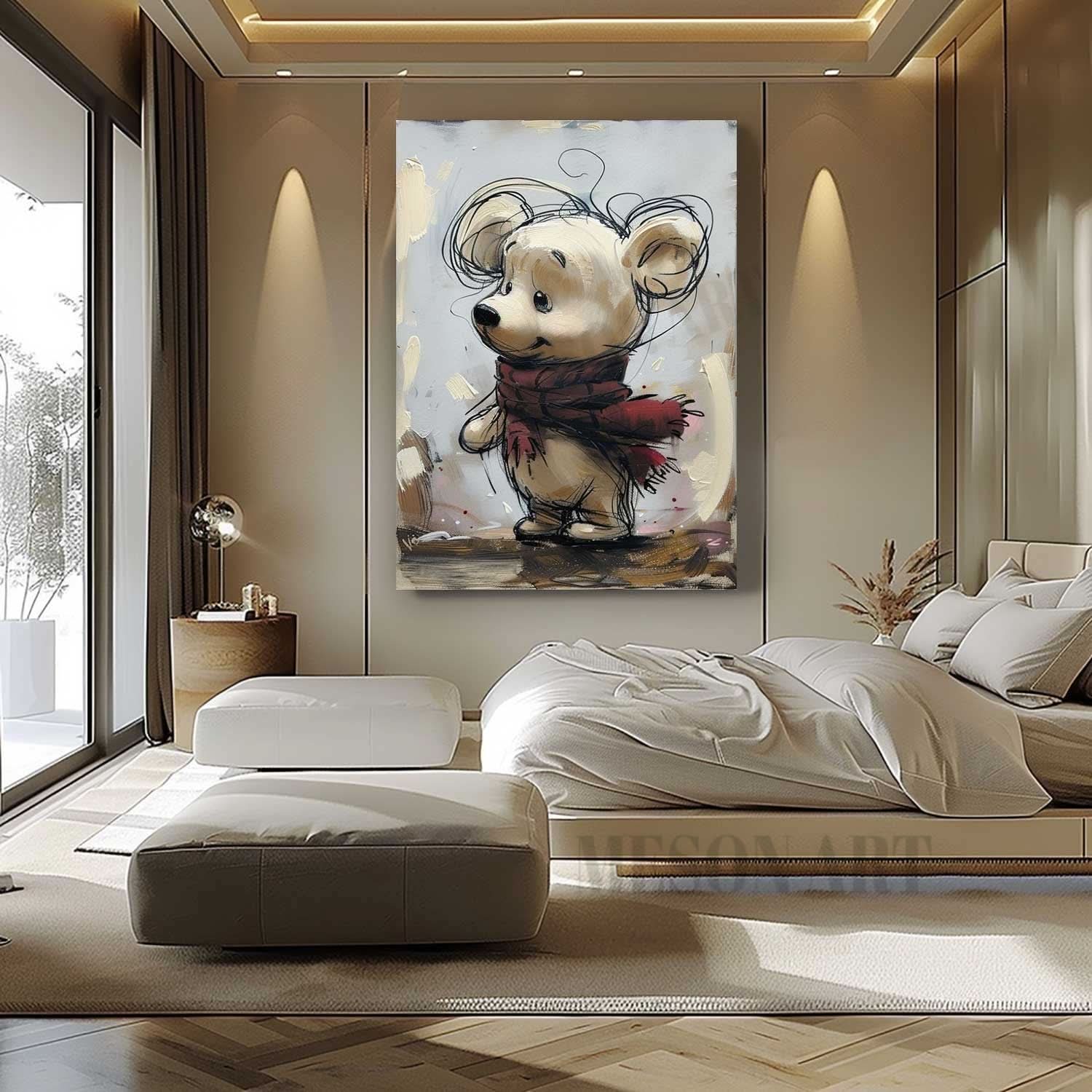 Winnie the Pooh Canvas Wall Art Winnie the Pooh Canvas Art for Sale Winnie the Pooh Graffiti Art