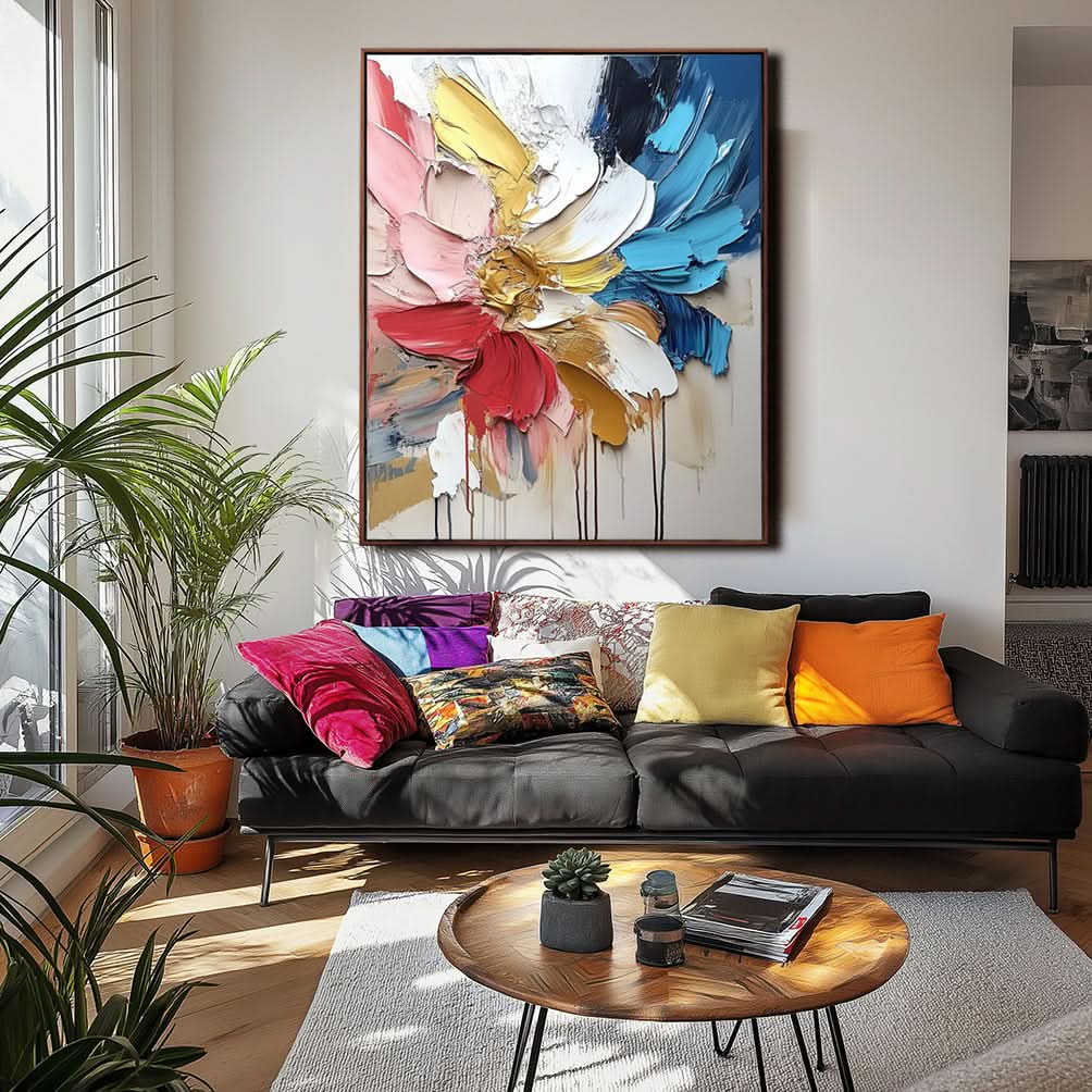 Ethereal Tides: Strukturiertes Ozean-Kunstwerk-wp242288