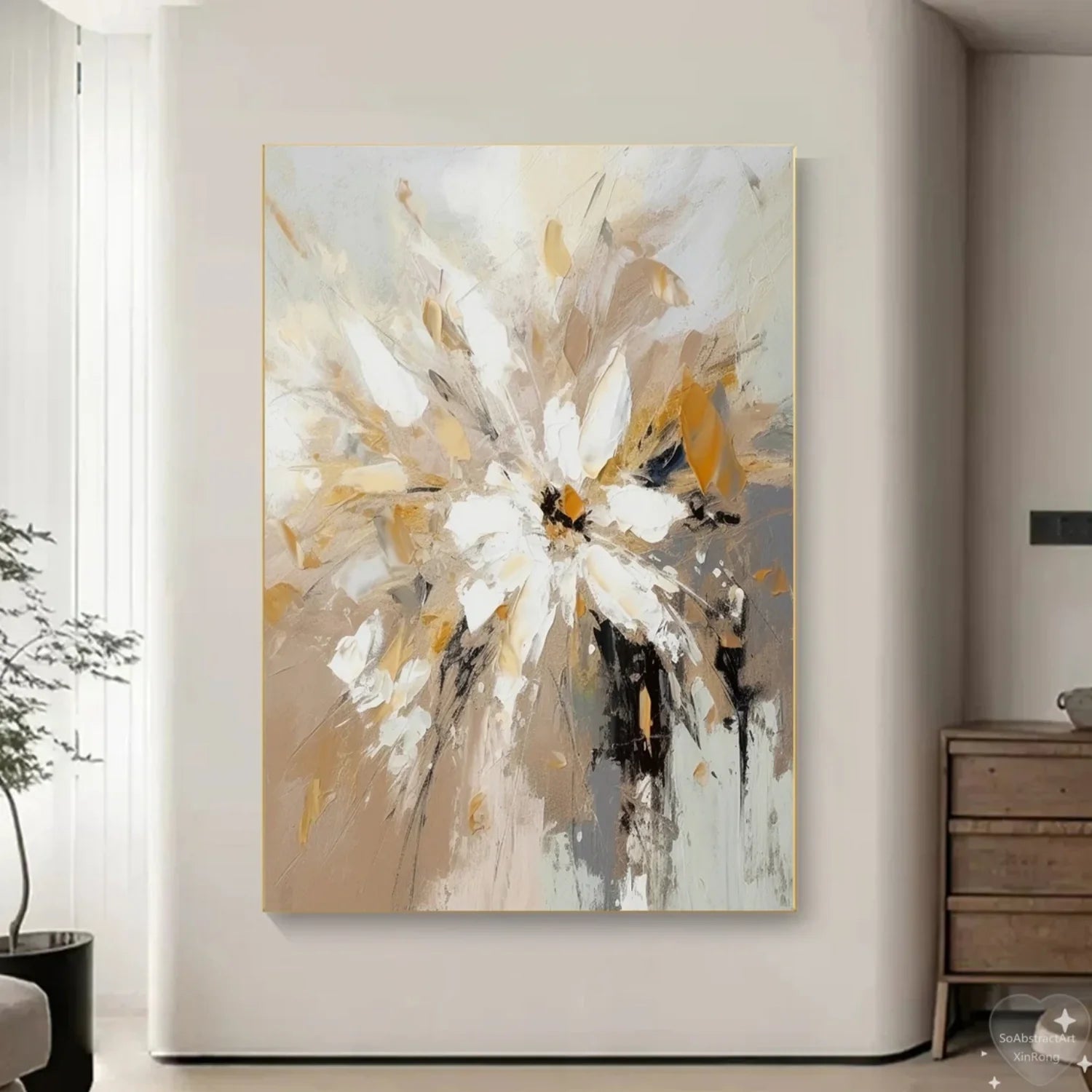 Flower & Tree Abstract Wall Art #ML099