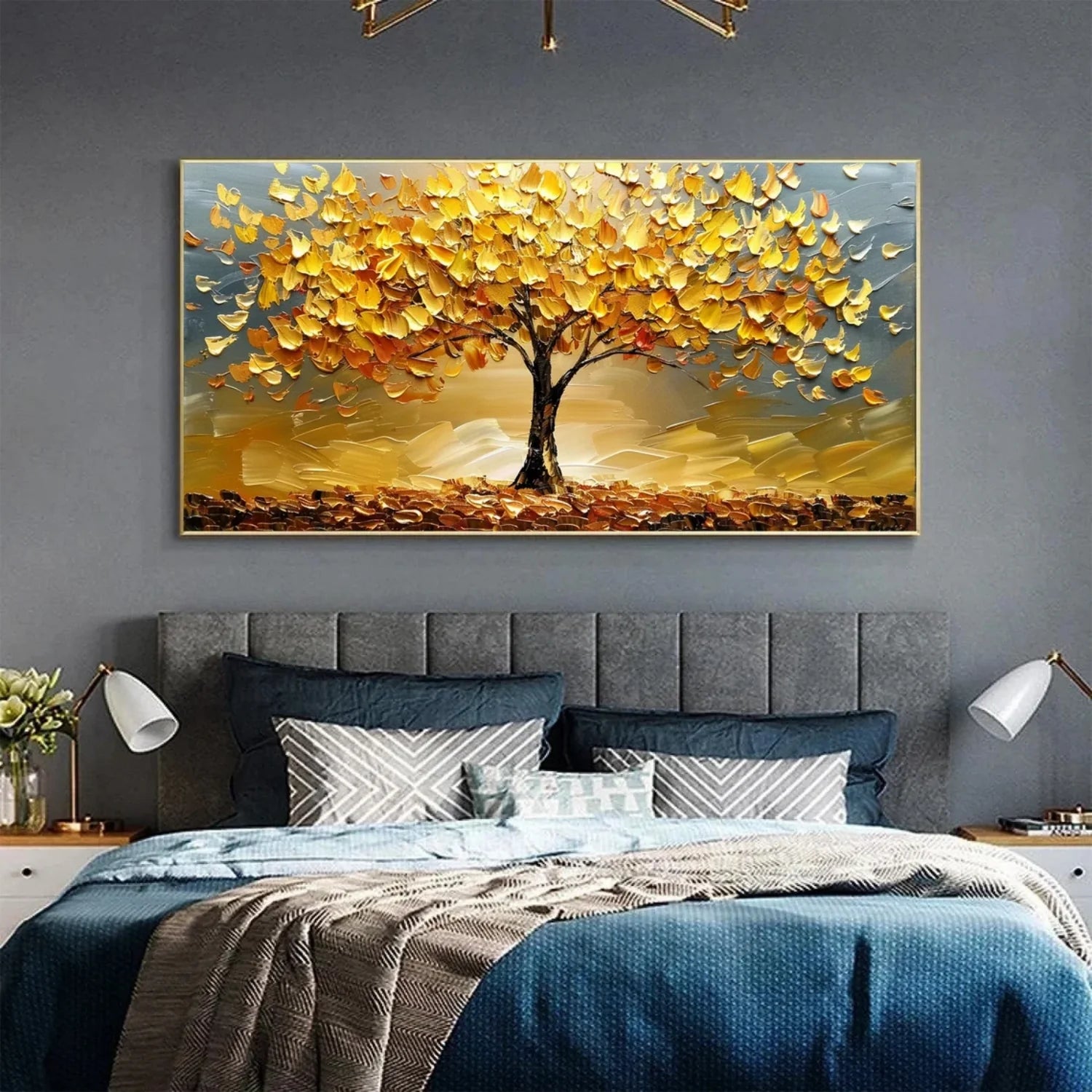 Flower And Tree Painting #FT 193