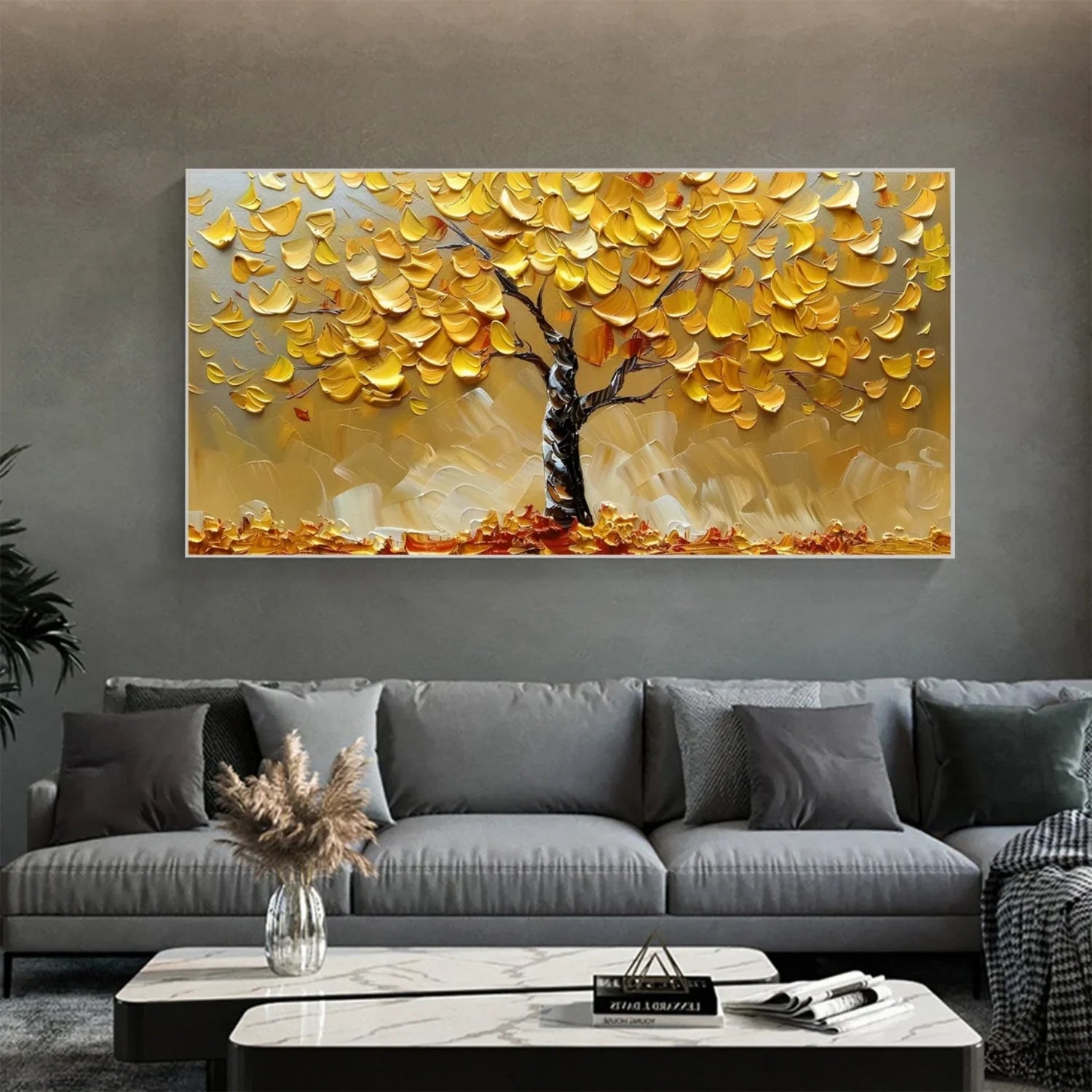 Flower And Tree Painting #FT 194