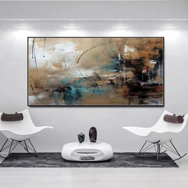 Wüstenfarben: Abstrakter Horizont