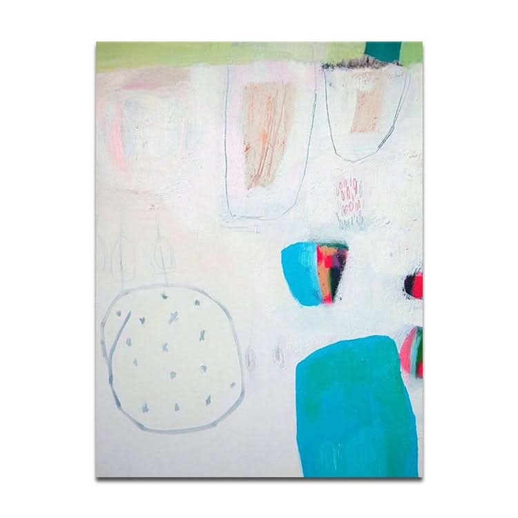 Minimalistische Kunst, einfache abstrakte Malerei
