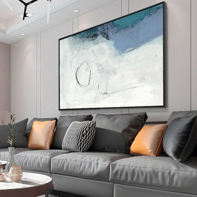 Abstract Canvas Wall Art, Modern Textured Painting,Oil painting | Frozen
