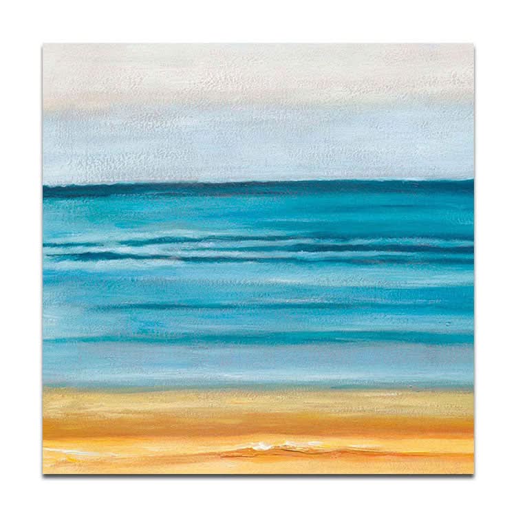 Großes abstraktes Acrylgemälde, Blattgoldgemälde, Original-Kunstgemälde | Goldküste