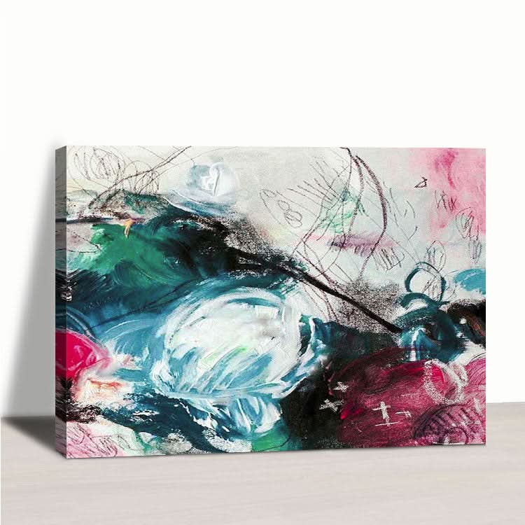 Extragroße Leinwand, abstrakte, farbenfrohe Wandkunst, Acrylgemälde, Leinwandkunst, zeitgenössische Kunst, Wohnzimmer-Wandkunst | JOLT