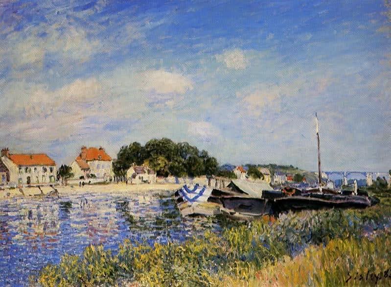 Ufer des Loing bei Saint Mammes 1