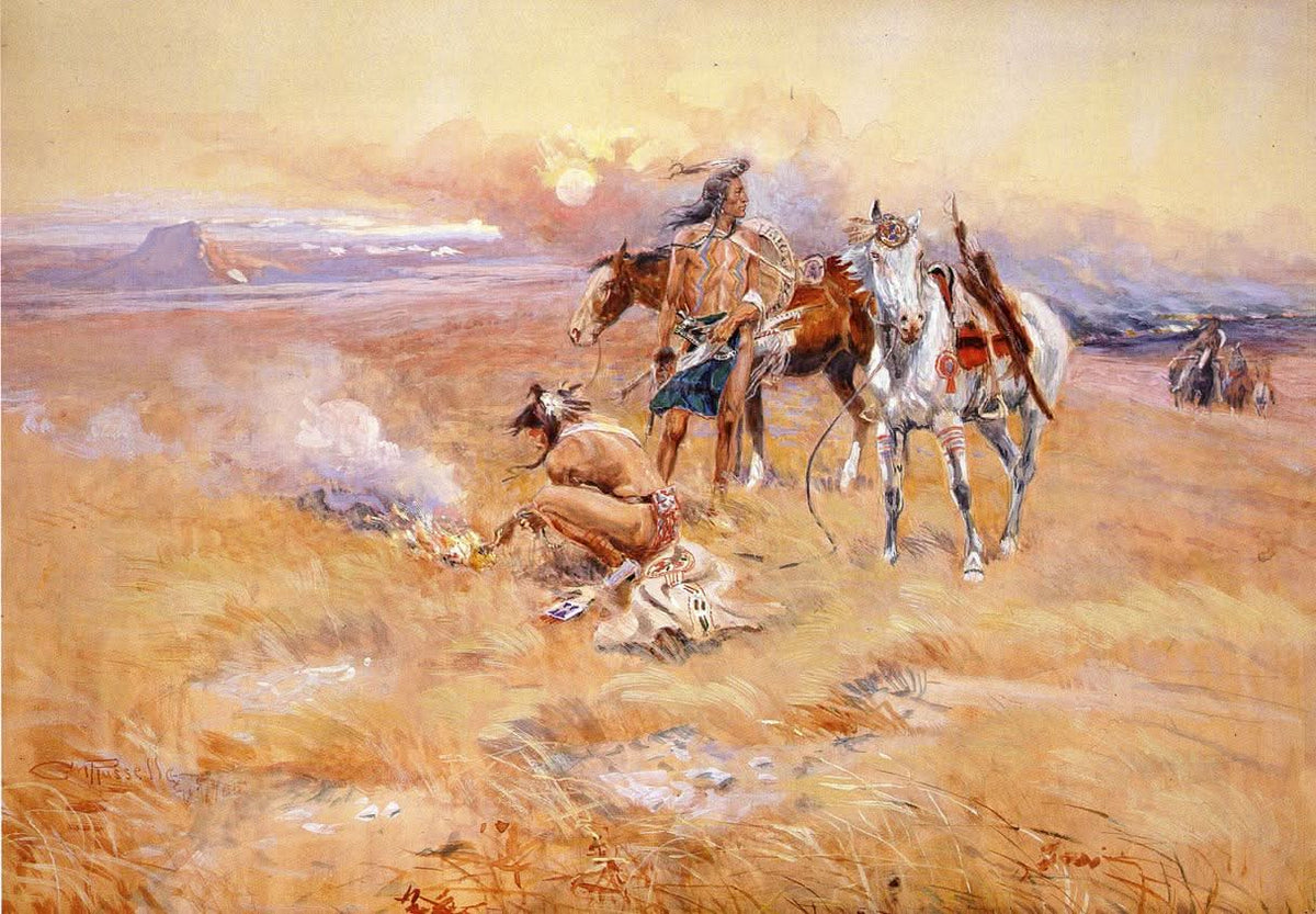 Blackfeet Burning Crow Büffel Range
