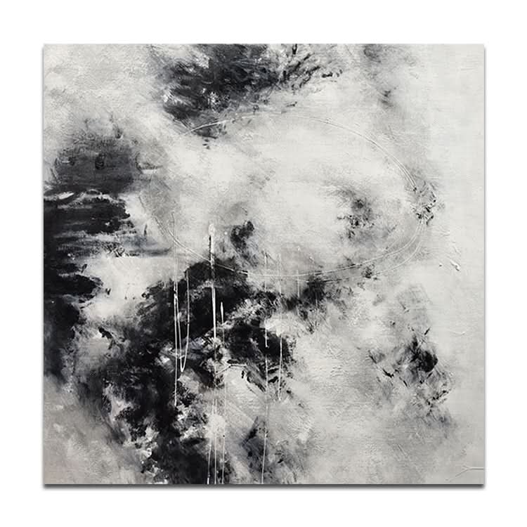 Modernes Acrylgemälde Original Kunst Gemälde Leinwand Wandkunst Handgemachte Kunst | Wie ein aufsteigender Wind und dahinjagende Wolken
