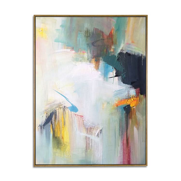 Die Entstehung von Tornados - Handgemachtes abstraktes Kunstgemälde auf Leinwand