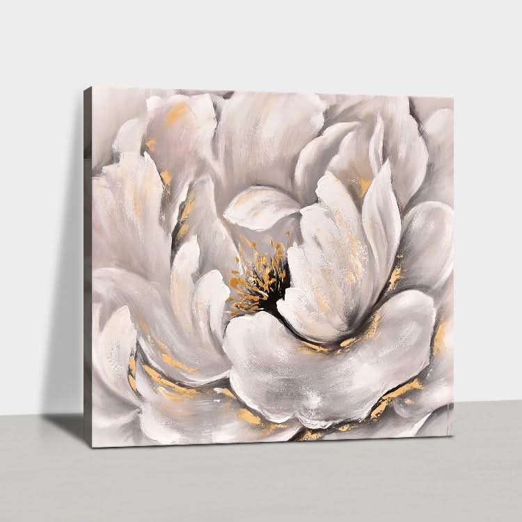 Ölgemälde Original großes Ölgemälde Leinwand handgemachtes Ölgemälde Wohndekor Wandkunst | Auffällige Blume