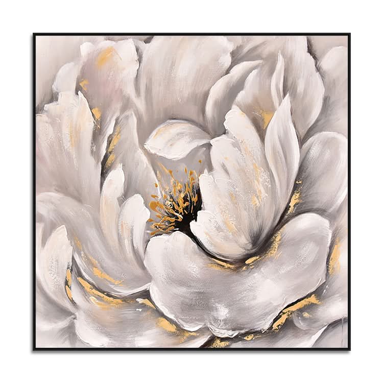 Ölgemälde Original großes Ölgemälde Leinwand handgemachtes Ölgemälde Wohndekor Wandkunst | Auffällige Blume
