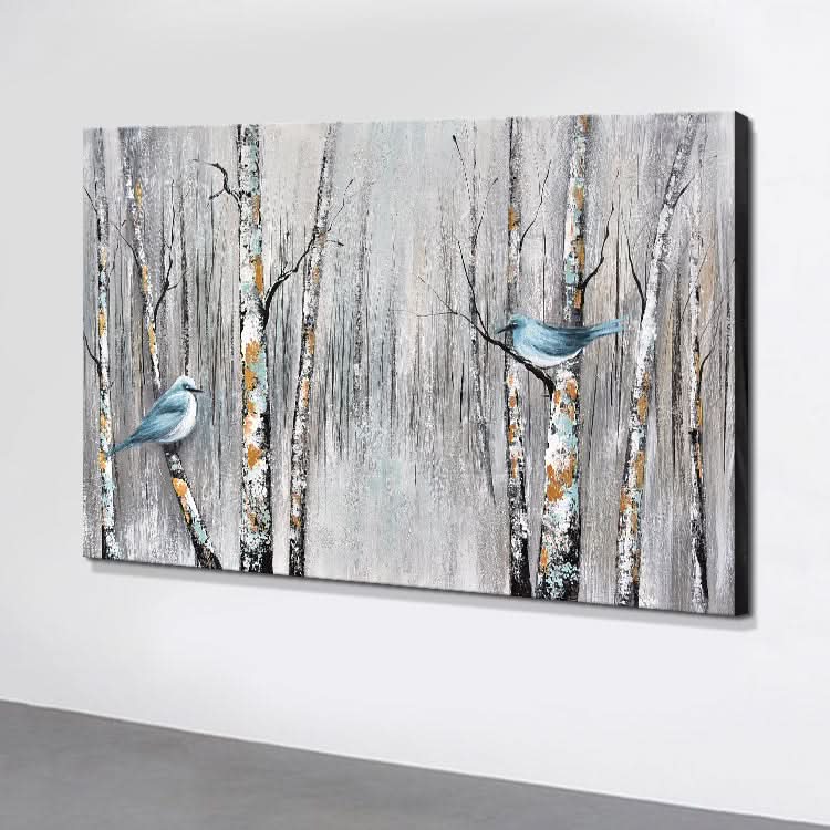 Freiheit - handgefertigtes Tier-Wandbild, Vogelgemälde, Ölgemälde auf Leinwand