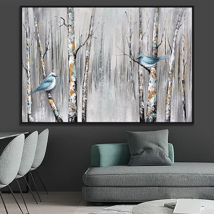 Freiheit - handgefertigtes Tier-Wandbild, Vogelgemälde, Ölgemälde auf Leinwand