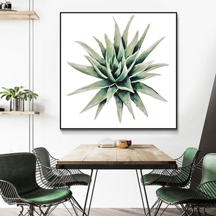 Moderne Kunstgemälde, Wanddekoration, große Leinwandkunst, Handgemälde, Ölgemälde, Original-Ölgemälde | Sukkulente Pflanze #3