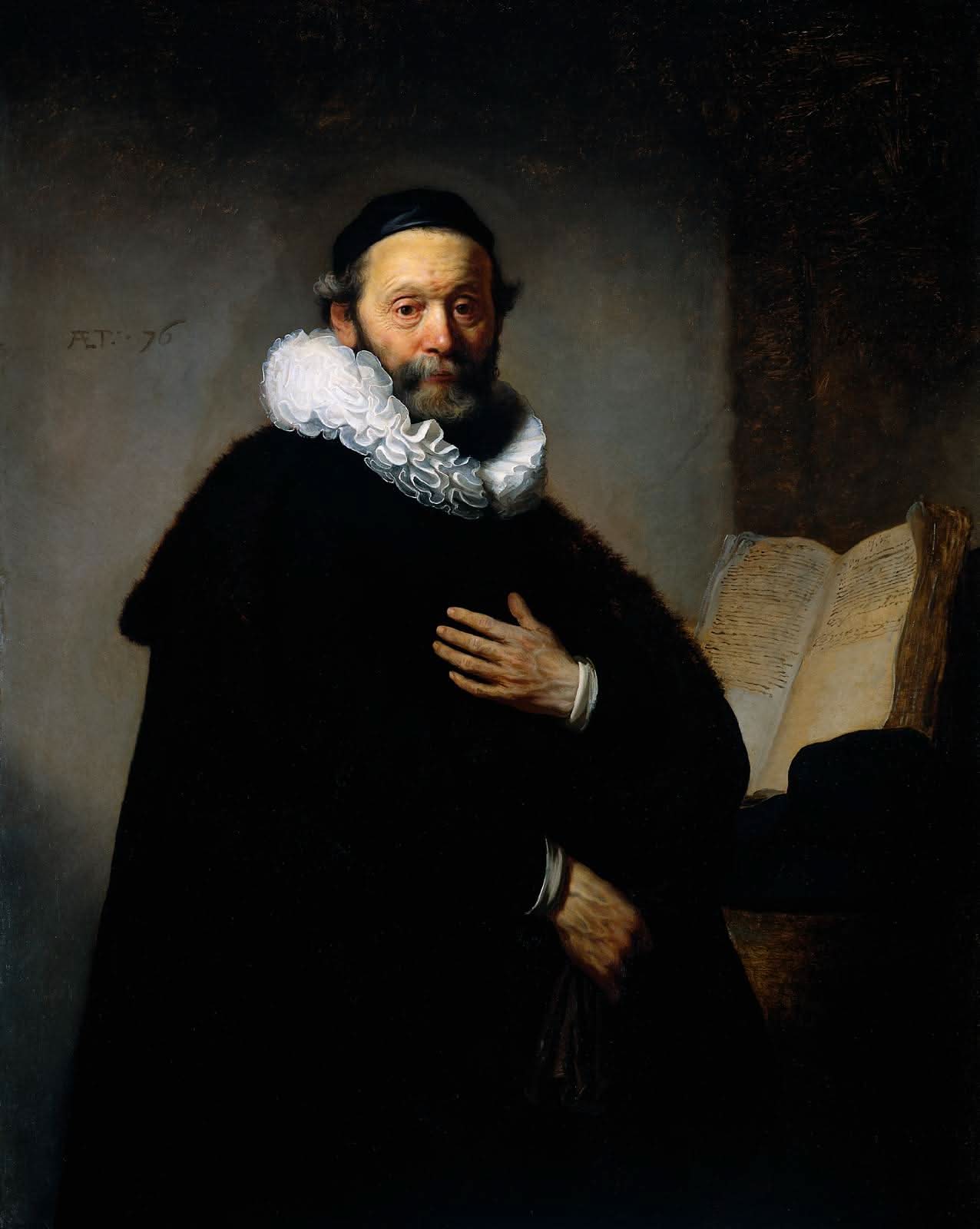 Porträt von Johannes Wtenbogaert 1557 1644 Remonstrant Minister
