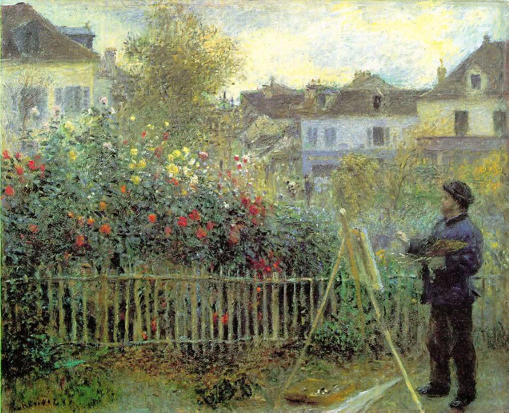Renoir-Gemälde In seinem Garten 1873