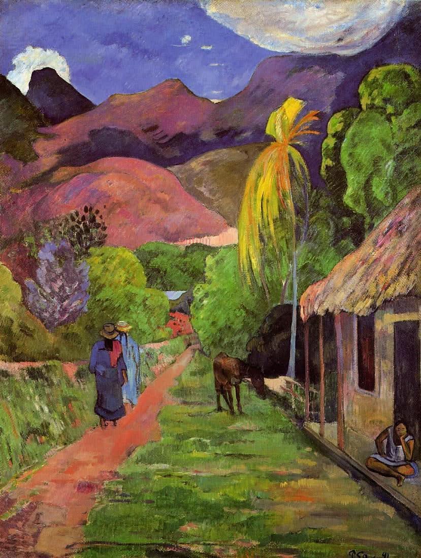 Straße in Tahiti