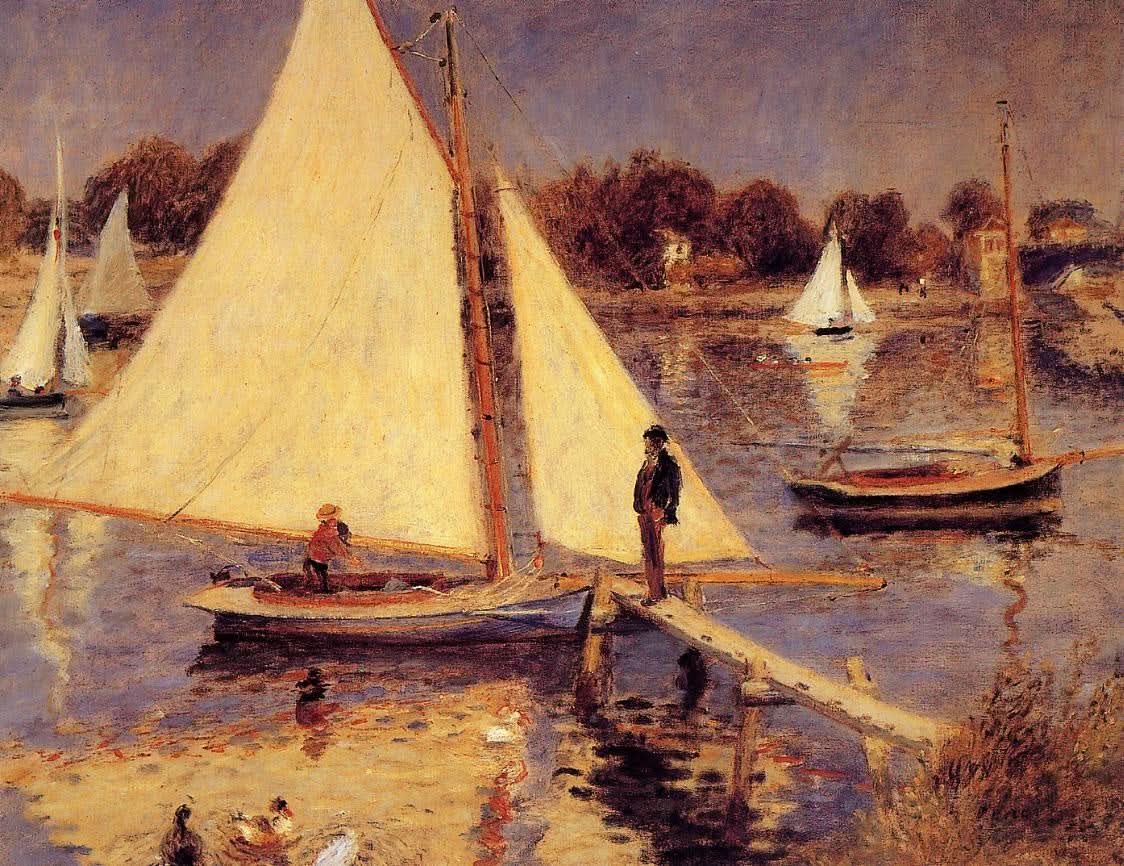 Segelboote in Argenteuil