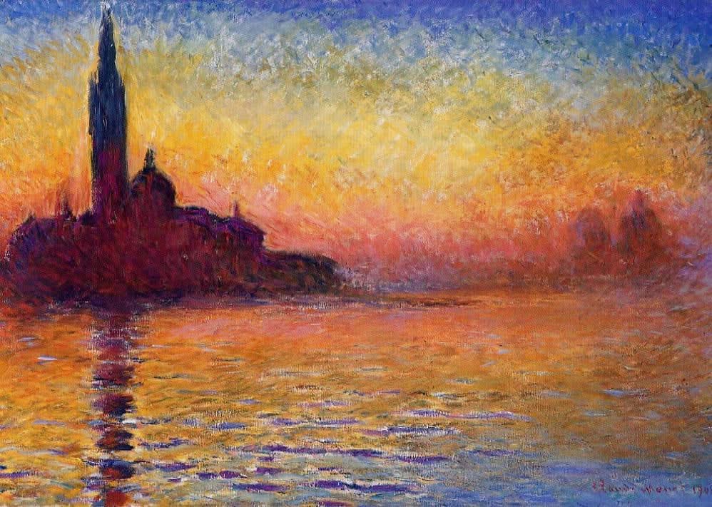 San Giorgio Maggiore bei Dämmerung