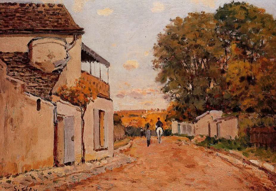 Straße in Louveciennes Rue de la Princesse