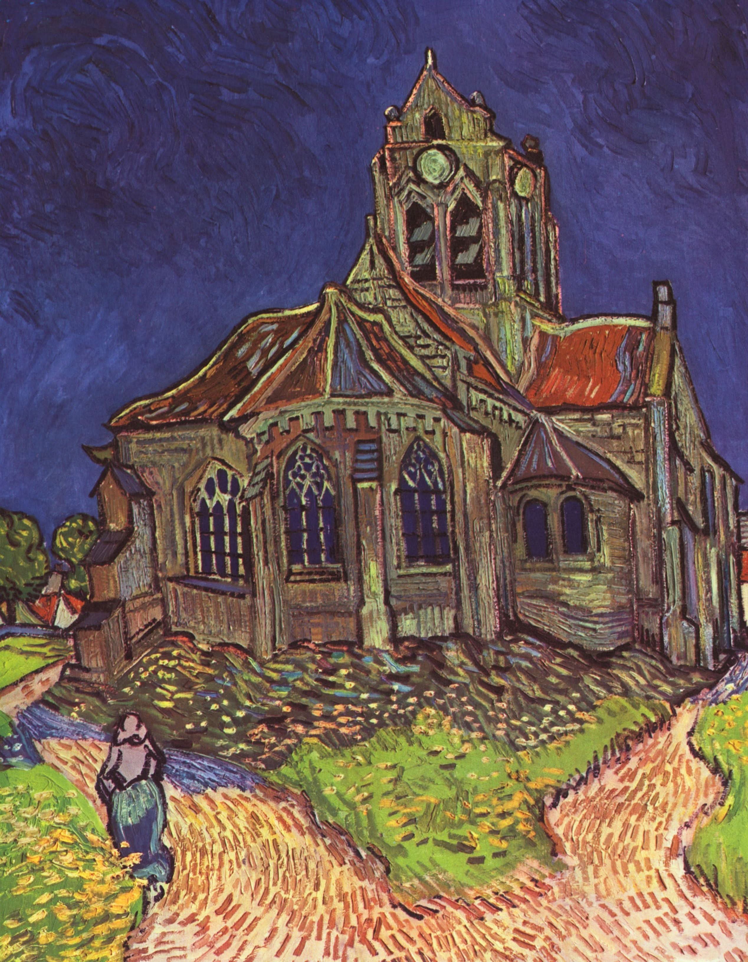 Die Kirche von Auvers sur Oise