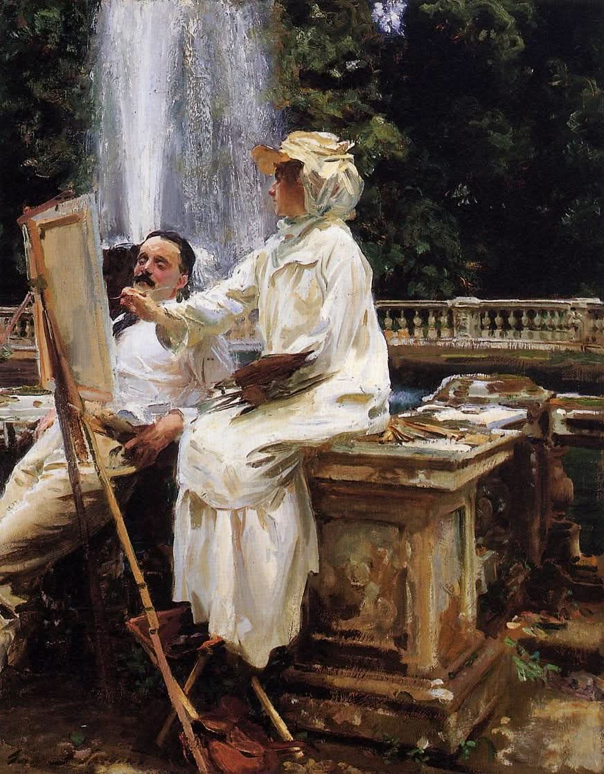 Der Brunnen, Villa Torlonia, Frascati, Italien