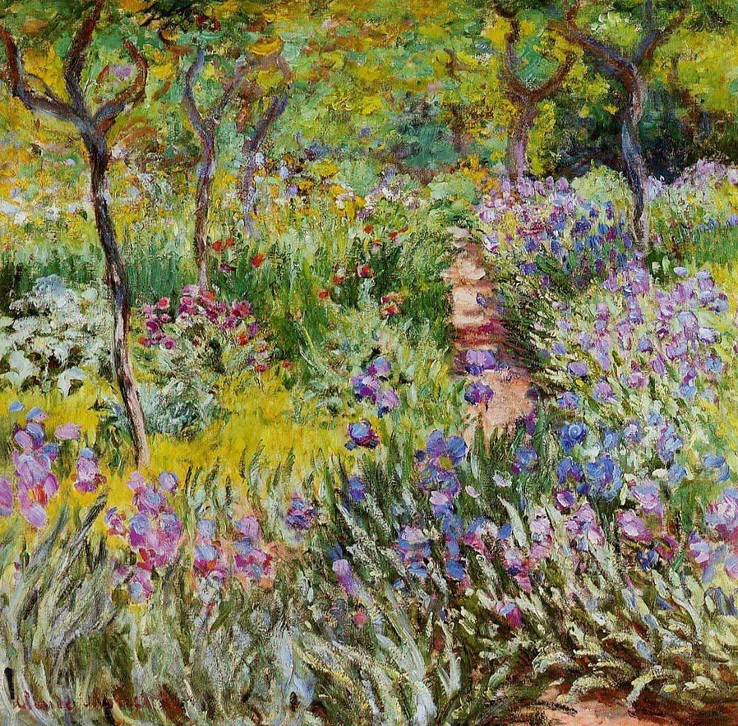 Der Irisgarten in Giverny