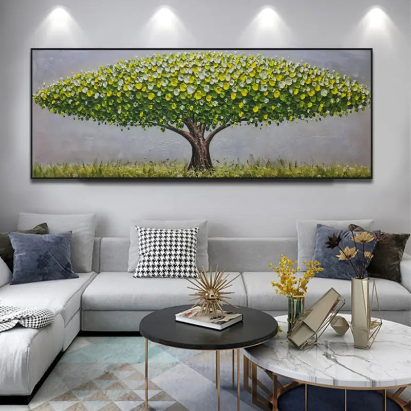 Flower And Tree Painting #FT 006