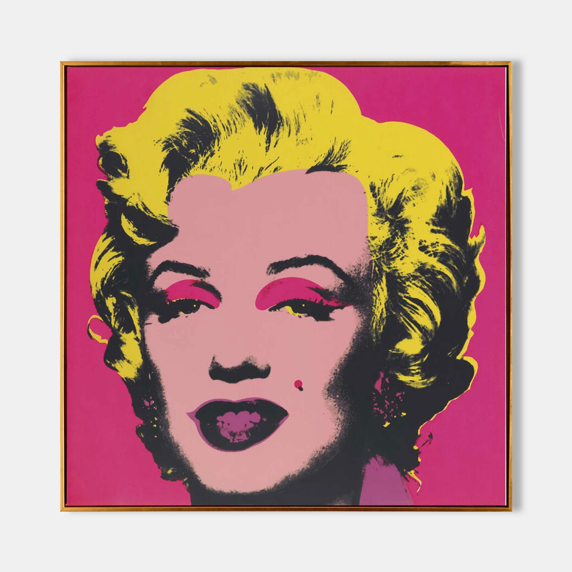 Marilyn Monroe Pop Portrait Art Marilyn Dream Painting Colorful Portrait Painting Andy Warhol Portrait Art