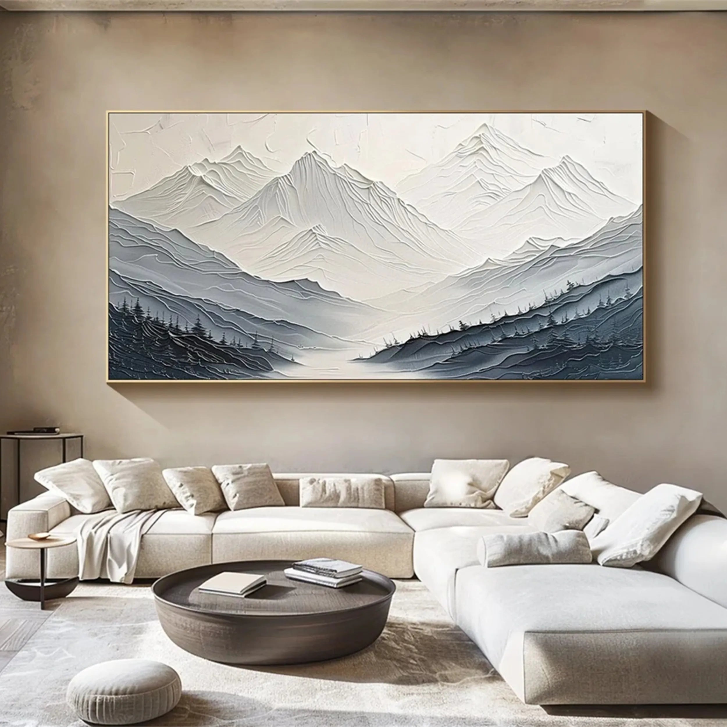 Plaster Art Minimalist Textured Painting #MM255