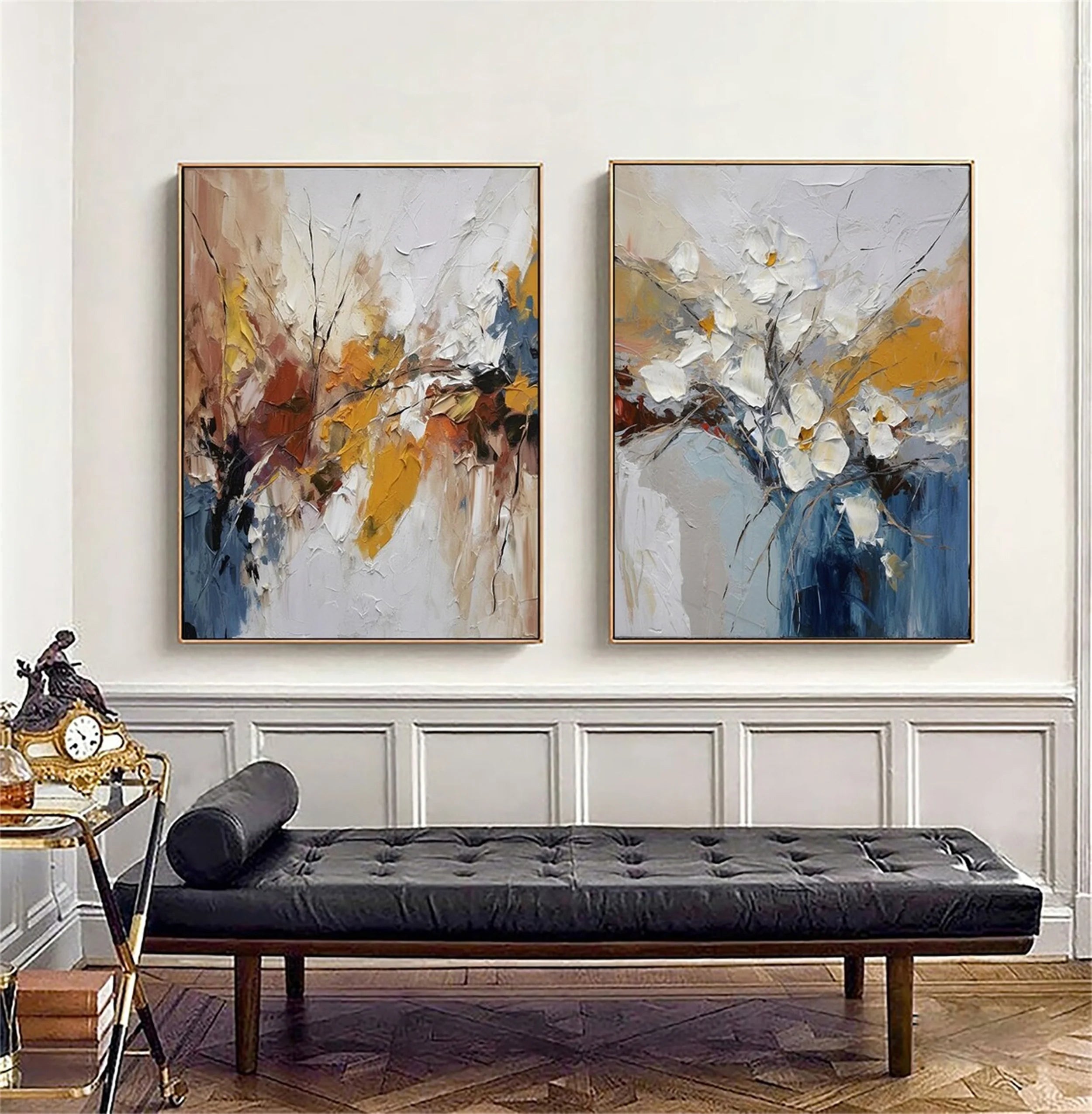 Flower And Tree Painting Set of 2 #FT 040