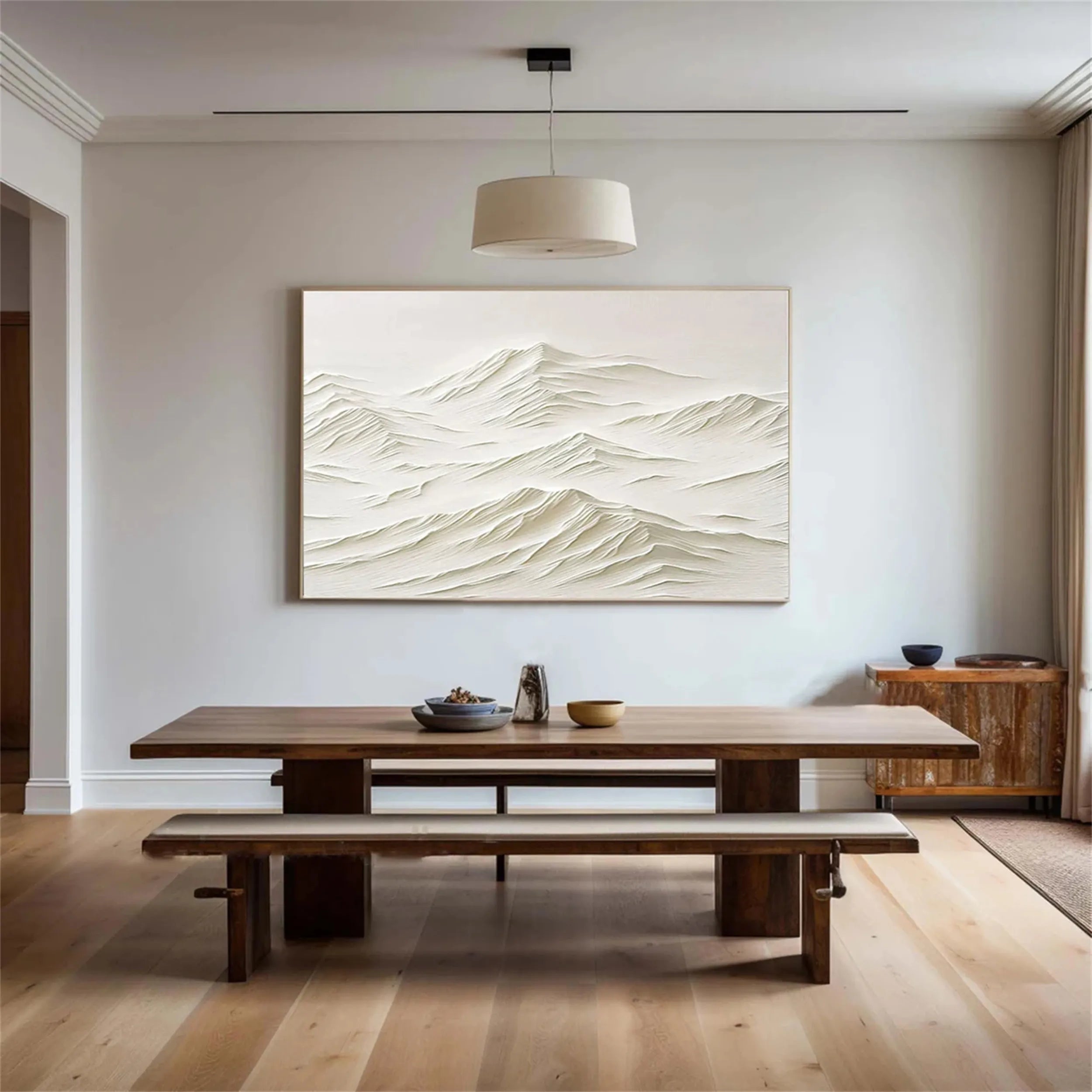 Plaster Art Minimalist Textured Painting #MM253