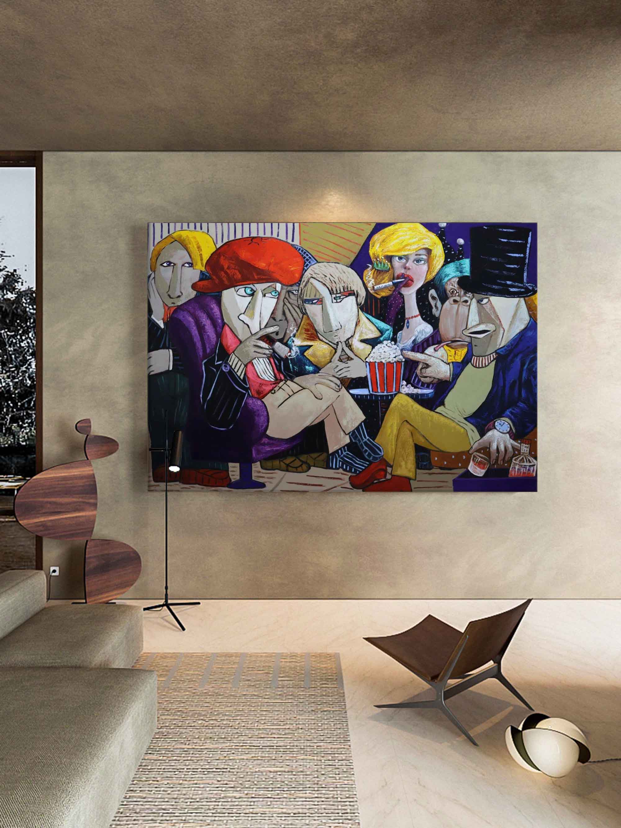 Large Pop Canvas Art Contemporary Pop Artists Original Pop Art People Pop Art Wall Decor