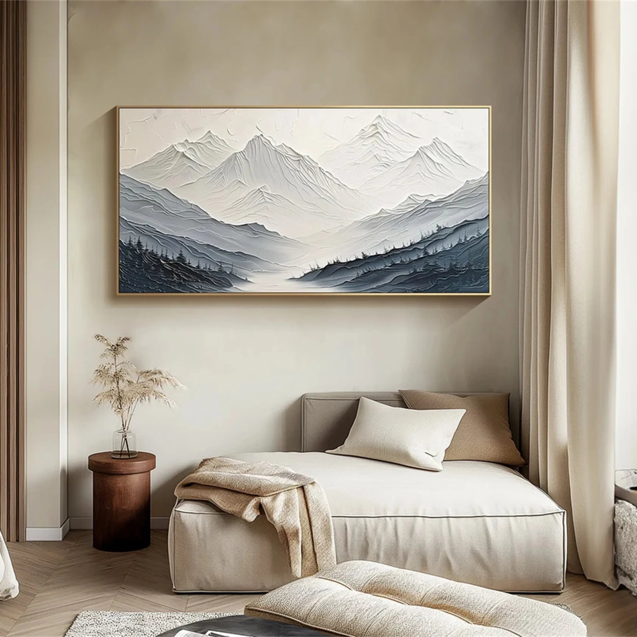 Plaster Art Minimalist Textured Painting #MM255