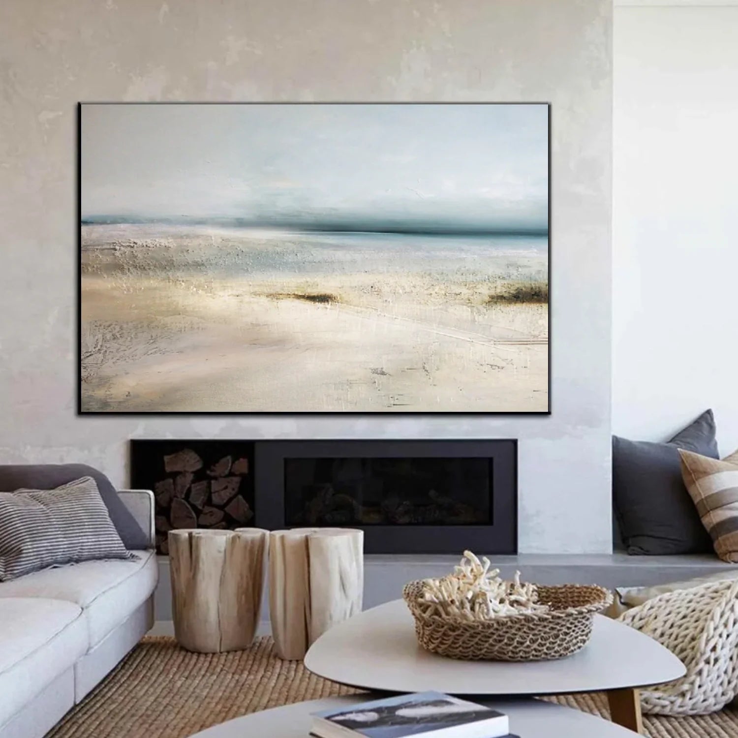 Sea & Sky Abstract Wall Art #MS165